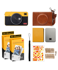 Kodak C210R Mini Shot 2 Retro Instant Camera Bundle - Yellow