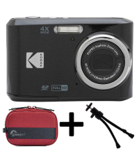 Kodak PIXPRO FZ45 Black Friendly Zoom Digital Camera (Super) Kit