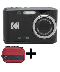 Kodak PIXPRO FZ45 Black Friendly Zoom Digital Camera (Value) Kit