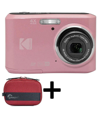 Kodak PIXPRO FZ45 Pink Friendly Zoom Digital Camera (Value) Kit