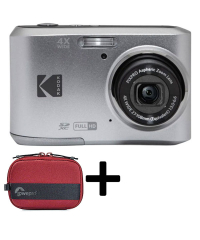 Kodak PIXPRO FZ45 Silver Friendly Zoom Digital Camera (Value) Kit
