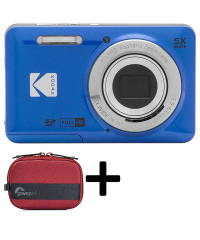 Kodak PIXPRO FZ55 Blue Friendly Zoom Digital Camera (Value) Kit