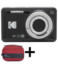 Kodak PIXPRO FZ55 Black Friendly Zoom Digital Camera (Value) Kit