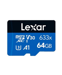 Lexar 633x MicroSD Memory Card - 64GB