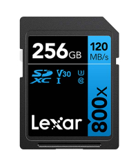 Lexar 800x UHS-I SDXC Blue Series SD Card 256GB - LSD0800256G-BNNNG
