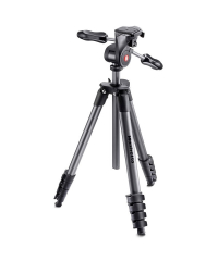 Manfrotto Compact Advanced Tripod & 3 Way Head - Black
