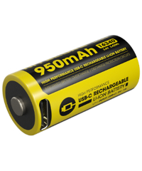 Nitecore 16340 High Perform Rechargeable 950mAh