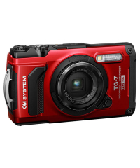 OM System TG-7 Tough Digital Camera - Red