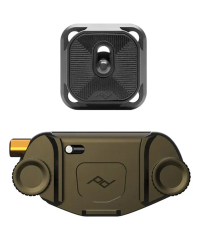 Peak Design Capture Camera Clip v3 - Kelp - with Standard plate