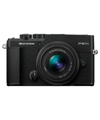 OM System PEN 20.4MP (14-42MM) Mirrorless Camera Kit - Black