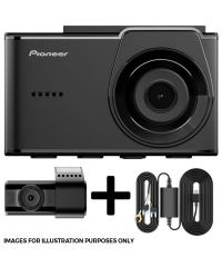 Pioneer VREC-H520DC Dash & Rear Camera + Hardwire Kit