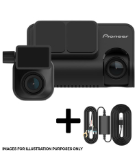 Pioneer VREC-Z410DC Dual Dash Camera 3K Front + FHD Rear + Hardwire Kit