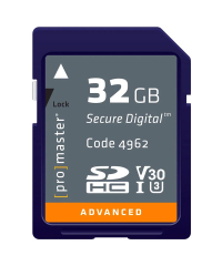 ProMaster 667X Advanced UHS-I V30 SDHC SD Card - 32GB