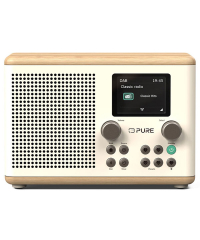 Pure Classic H4 DAB+/FM Radio - Cotton White