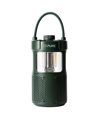 Pure Woodland Glow Outdoor BT Speaker w LED Lamp