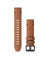 Garmin QuickFit 22 Watch Band - Chestnut Leather