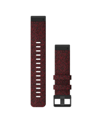 Garmin QuickFit 22 Watch Band - Heathered Red Nylon