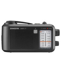 Sangean MMR-77 AM/FM Multi Powered Radio - Matte Black