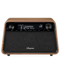 Sangean WR-201D DAB/FM Wooden Cabinet Radio - Vintage Walnut