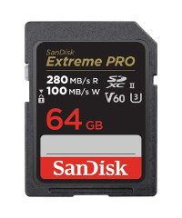 SanDisk Extreme PRO 64GB SDXC V60