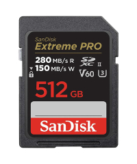 SanDisk Extreme PRO 512GB SDXC V60