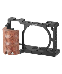 SmallRig 2082 Cage w Wood Grip for Sony A6000/A6300