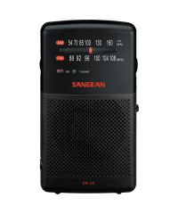 Sangean SR-35 AM/FM Analog Pocket Radio - Black
