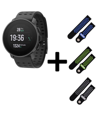 Suunto 9 Peak Pro GPS Watch (Black) + R&N Strap Edition