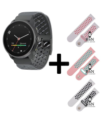 Suunto Race S GPS Watch (TIT GRAP) + R&N Strap Edition