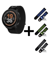 Suunto RUN GPS Watch (Black) + R&N Strap Edition