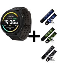 Suunto Vertical 2 GPS Watch (All Black) + R&N Strap Edition