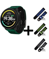 Suunto Vertical 2 GPS Watch (Pine Green) + R&N Strap Edition
