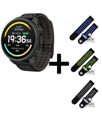 Suunto Vertical 2 GPS Watch (Titanium Black) + R&N Strap Edition