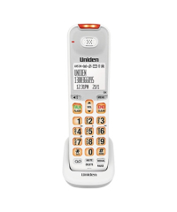Uniden SS E07W Sight & Sound Enhanced Additional Cordless Handset (White)