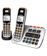 Uniden SS E45 +1 Sight & Sound Enhanced Cordless Handset Dual Pack