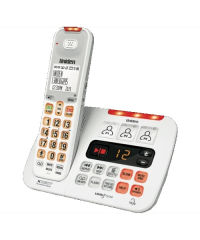 Uniden SS E45W Sight & Sound Enhanced Cordless Handset (White)