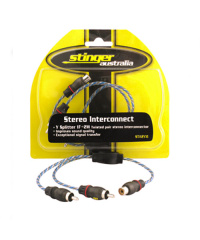Stinger STI12YM RCA Y Splitter - 1 Female to 2 Male