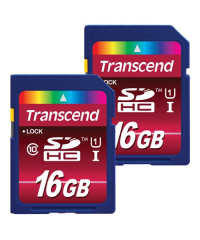 Transcend 16GB TWIN (90/45 MB/s) C10 U1 UHS-I SD Card