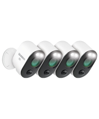 Uniden App Cam Solo Pro 2K Spotlight Camera - Quad Pack