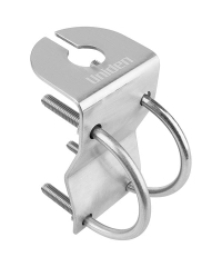 Uniden MBU-02 Glossy Stainless Steel Bull Bar Antenna Mount with Cable Slot