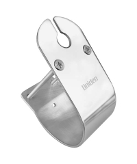 Uniden MBU-04 76mm Glossy Stainless Steel Bull Bar Antenna Mount with Cable Slot