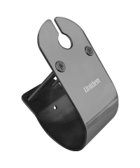 Uniden MBU-04BK 76mm Glossy Stainless Steel Bull Bar Antenna Mount with Cable Slot - Black