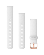 Garmin Quick Release 20 White with Rose Gold Hardware 