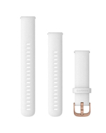 Garmin Quick Release 18 White with Rose Gold Hardware