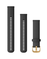 Garmin Quick Release Bands (20 mm) - Black with Rose Hardware