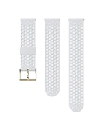 Suunto 20mm Athletic 1 Silicone Strap - White Gold S+M
