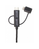 iSimple uLinx 3 in 1 Charging Sync Cable – Black