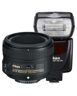 Nikon 50mm f/1.8G Lens and SB-700 Flash