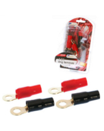 Aerpro AP4GRT 4GA Ring Terminals 2RD/2BLK