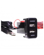 Aerpro APUSBTO2 Dual USB Data Socket to suit Toyota